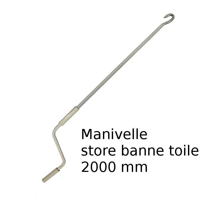 Manivelle N°4 pour store banne longueur 2000 mm