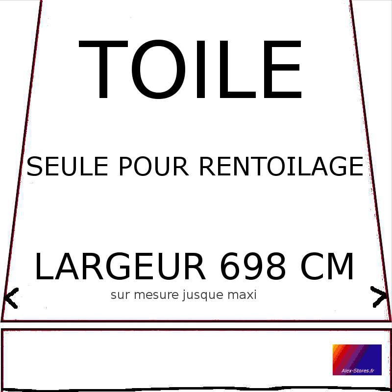 Pour store banne avec bras de 100 cm