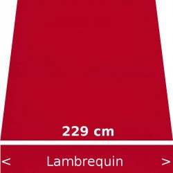 Lambrequin largeur 229 cm