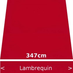 Lambrequin largeur 347 cm