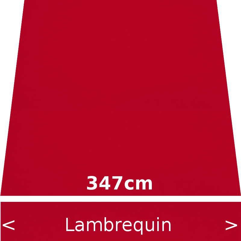 Lambrequin largeur 347 cm Lambrequin largeur 347 cm