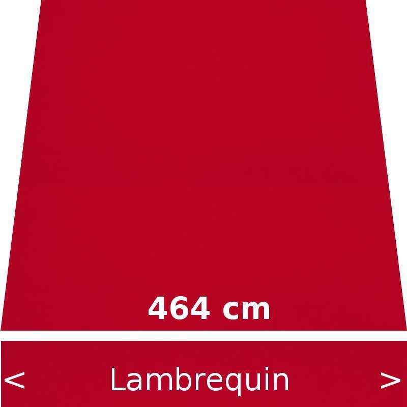 Lambrequin largeur 464 cm