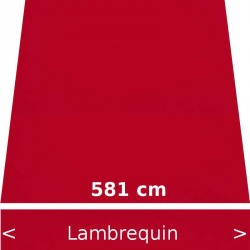 Lambrequin largeur 581 cm