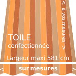 Toile collection Woodstock et son lambrequin forme : vague